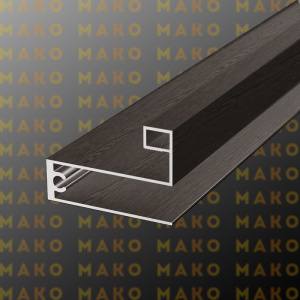 Профиль горизонтальный нижний MS223 Венге табако (A51)